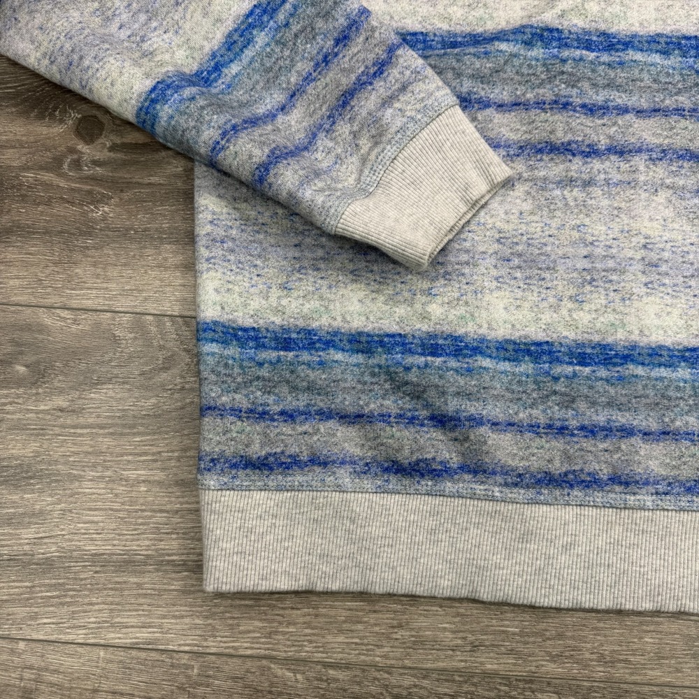 Scotch & Soda Sweatshirt Mens Large Melange Stripe Space Dyed Crewneck Pullover - Picture 4 of 13